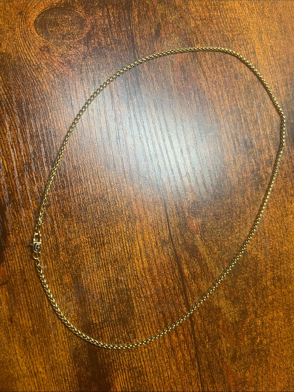 Men’s Gold GLD Chain necklace #gold#Gld